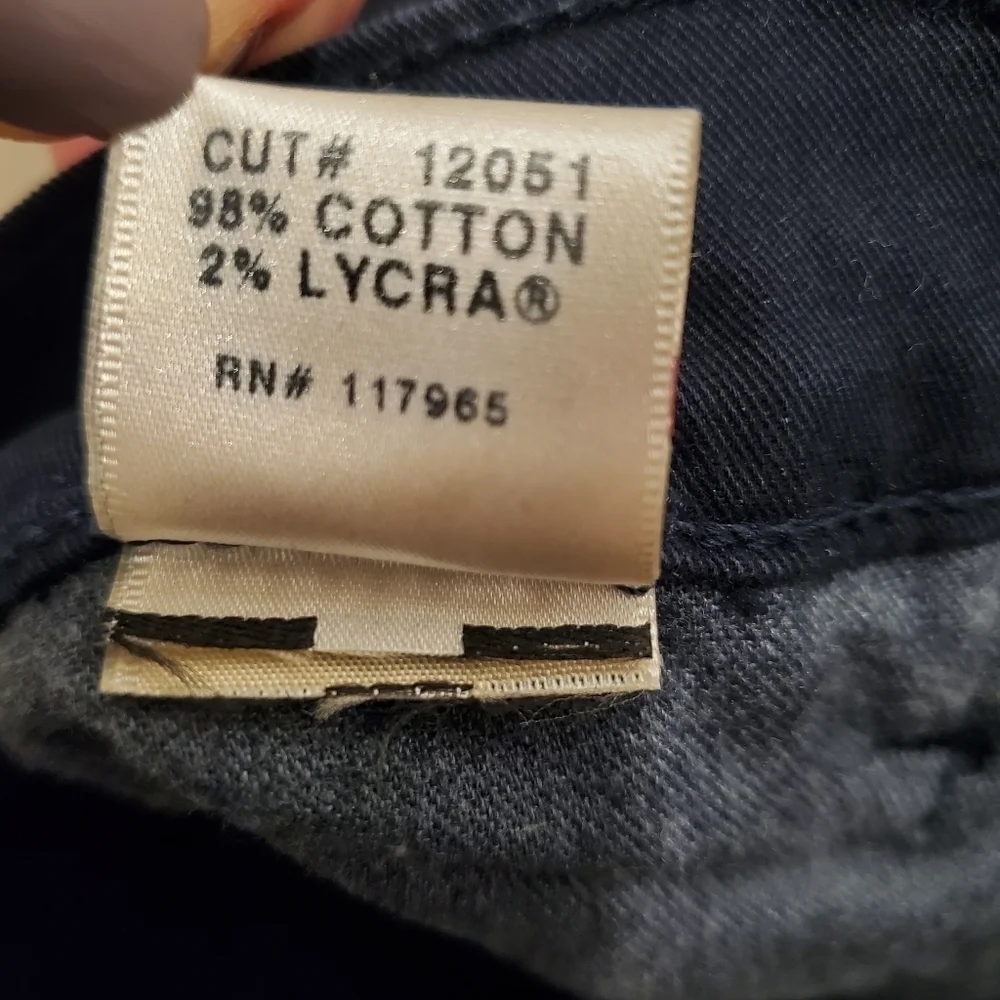 J Brand Kinsey Two Tone Navy Blue Skinny Jeans